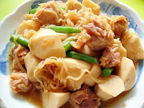 里芋と切り干し大根鶏肉の煮物